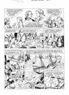 BARBE ROUGE : Planche originale 43 de BARBE ROUGE - Tome 29. A nous la Tortue